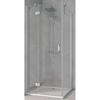 Kermi Osia STL drzwi prysznicowe 90 cm lewe srebrny połysk/szkło przezroczyste OSSTL09020VPK