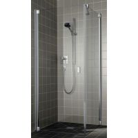 Kermi Raya RA 1KL drzwi prysznicowe 100 cm lewe srebrny połysk/szkło przezroczyste RA1KL10020VPK