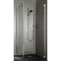 Kermi Raya RA 1KR drzwi prysznicowe 80 cm prawe srebrny połysk/szkło przezroczyste RA1KR08020VPK