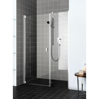 Kermi Raya RA 1O L drzwi prysznicowe 140 cm wahadłowe lewe chrom/szkło przezroczyste RA1OL14020VPK