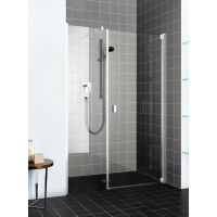 Kermi Raya RA 1O R drzwi prysznicowe 140 cm wahadłowe prawe chrom/szkło przezroczyste RA1OR14020VPK