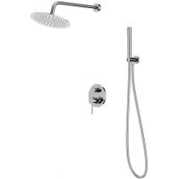 LaVita Orion zestaw prysznicowy podtynkowy z deszczownicą chrom