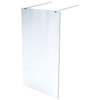 Massi Walk-In ścianka prysznicowa 110 cm metal/szkło przezroczyste MSKP-FA1020-110