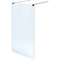 Massi Walk-In ścianka prysznicowa 100 cm czarny/szkło przezroczyste MSKP-FA1020-100-BL