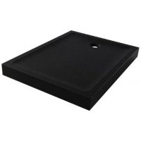 New Trendy Mild brodzik prostokątny 110x80 cm czarny B-0570
