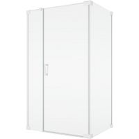 SanSwiss Cadura ścianka prysznicowa 120 cm boczna biały mat/szkło przezroczyste CAT21200907