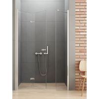 New Trendy New Soleo Plus drzwi prysznicowe 110 cm wnękowe lewe chrom/szkło przezroczyste D-0148A/D-0094B