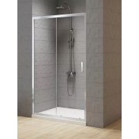 New Trendy New Varia drzwi prysznicowe 100 cm wnękowe chrom/szkło przezroczyste D-0189A