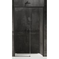 New Trendy Prime Black drzwi prysznicowe 150 cm wnękowe prawe czarny półmat/szkło przezroczyste D-0327A
