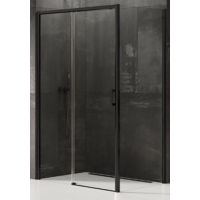 New Trendy Prime Black kabina prysznicowe 120x80 cm prostokątna lewa czarny/szkło przezroczyste D-0320A/D-0128B
