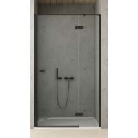 New Trendy Reflexa Black drzwi prysznicowe 80 cm wnękowe prawe czarny półmat/szkło przezroczyste EXK-4899