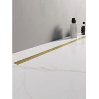 New Trendy Visio Slim Gold odpływ liniowy 70 cm złoty szczotkowany OL-0082