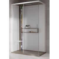 Novellini Glax 2 2.0 2P kabina z hydromasażem 120x80 cm parowa z brodzikiem lewa corda G222P120ST5-1TU