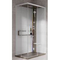 Novellini Glax 2 2.0 A kabina z hydromasażem 100x100 cm parowa z brodzikiem corda G22A100T5-1TU