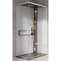 Novellini Glax 2 2.0 A kabina z hydromasażem 100x80 cm prawa parowa z brodzikiem corda G22A108DT5-1TU