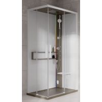 Novellini Glax 2 2.0 A kabina z hydromasażem 100x100 cm parowa z brodzikiem corda G22A109M5-1TU