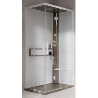 Novellini Glax 2 2.0 A kabina z hydromasażem 90x70 cm prawa parowa z brodzikiem corda G22A9070DT5-1TU