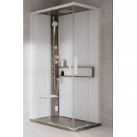 Novellini Glax 2 2.0 A kabina z hydromasażem 90x70 cm lewa parowa z brodzikiem corda G22A9070ST5-1TU