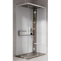 Novellini Glax 2 2.0 A kabina z hydromasażem 90x90 cm parowa z brodzikiem corda G22A99M5-1TU