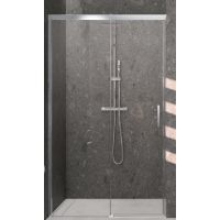 Novellini Kali PH drzwi prysznicowe 133 cm srebrny/szkło przezroczyste KALIPH131-1B