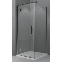 Novellini Modus G drzwi prysznicowe 95 cm lewe chrom/szkło przezroczyste MODUSGF95LS-1K