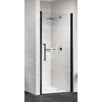 Novellini Young 1B drzwi prysznicowe 87 cm czarny/szkło przezroczyste Y21B87-1H