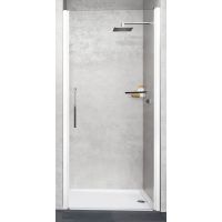 Novellini Young 1B drzwi prysznicowe 92 cm biały mat/szkło przezroczyste Y21B92-1U