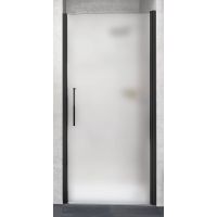 Novellini Young 1B drzwi prysznicowe 79 cm czarny/szkło satynowe Y21B79-4H
