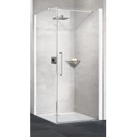 Novellini Young 2.0 G+F drzwi prysznicowe 89 cm biały mat/szkło przezroczyste Y2G89-1U