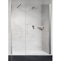 Novellini Young 2.0 G+F drzwi prysznicowe 137 cm srebrny/szkło przezroczyste Y2GFL137-1B