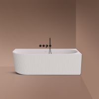 Oltens Hamnes wanna narożna 160x75 cm prawa biała 11008000