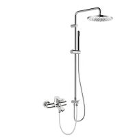 Oltens Jog zestaw prysznicowy z baterią wannowo-prysznicową ścienną chrom 36080100