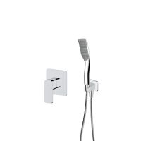 Oltens Hadsel zestaw bateria prysznicowa podtynkowa ze słuchawką 1-funkcyjną Tinde chrom 36048100