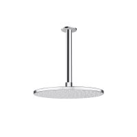 Oltens Atran deszczownica 22x22 cm okrągła z ramieniem sufitowym Aera chrom 36089100