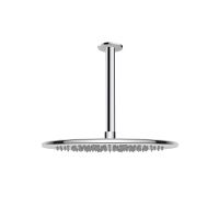 Oltens Sondera deszczownica 30x30 cm okrągła z ramieniem sufitowym Aera chrom 36090100