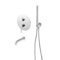 Zestaw Oltens Rann zestaw wannowo-prysznicowy podtynkowy chrom 36632100