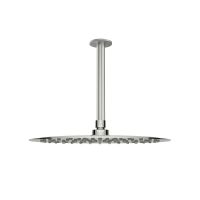 Oltens Vindel deszczownica 30x30 cm okrągła z ramieniem sufitowym Aera nikiel 36082910