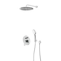 Zestaw Oltens Vernal bateria podtynkowa z deszczownicą 30 cm Sondera i kompletem natryskowym Driva EasyClick (34104100, 37002100, 39400100, 37101110, 37200100, 37400100, 39302100)