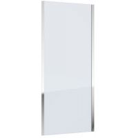 Omnires Bronx ścianka prysznicowa 90 cm aluminium /szkło przezroczyste 10P90CRTR