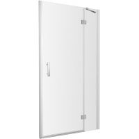Omnires Manhattan drzwi prysznicowe 110 cm uchylne chrom połysk/szkło przezroczyste ADC11X-ACRTR