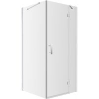 Omnires Manhattan kabina prysznicowa 90x90 cm kwadratowa chrom połysk/szkło przezroczyste MH9090CRTR