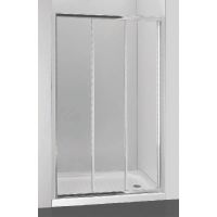 Omnires Bronx drzwi prysznicowe 90 cm aluminium/szkło przezroczyste S20A390CRTR