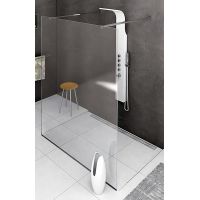 Polysan Modular Shower Walk-In ścianka prysznicowa 120 cm chrom/szkło przezroczyste MS4-120