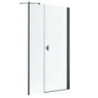 Radaway Nes Brushed GunMetal DWS I drzwi prysznicowe 130 cm uchylne gunmetal szczotkowany/szkło przezroczyste 10028130-92-01R