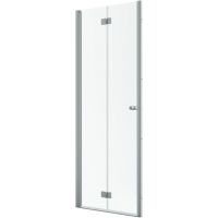 Radaway Nes Brushed Nickiel DWB drzwi prysznicowe 90 cm składane nikiel szczotkowany/szkło przezroczyste 10029090-91-01L