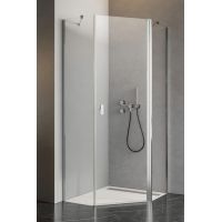 Radaway Nes PTJ komplet 2 ścianek prysznicowych do kabiny 100x80 cm chrom/szkło przezroczyste 10052200-01-01