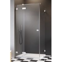 Radaway Essenza Pro White KDJ drzwi prysznicowe 110 cm lewe biały mat/szkło przezroczyste 10097110-04-01L