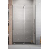 Radaway Furo DWJ drzwi prysznicowe 82,2 cm wnękowe lewe nikiel szczotkowany/szkło przezroczyste 10107822-91-01L