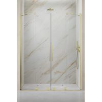 Radaway Furo Brushed Gold DWD drzwi prysznicowe 41,3 cm złoto szczotkowane/szkło przezroczyste 10108413-99-01