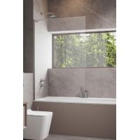 Radaway Modo SL PNJ II parawan nawannowy 80 cm 1-częściowy szczotkowany/szkło przezroczyste 10316080-91-01L